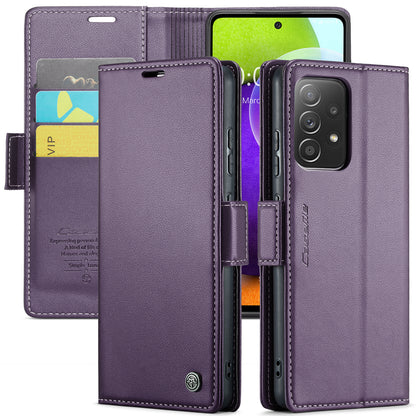 CASEME Butterfly Clasp Wallet Galaxy A52 Leather Case