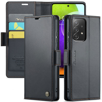 CASEME Butterfly Clasp Wallet Galaxy A52 Leather Case