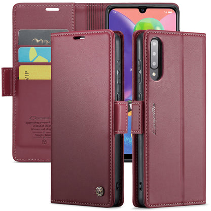 CASEME Butterfly Clasp Wallet Galaxy A70 Leather Case