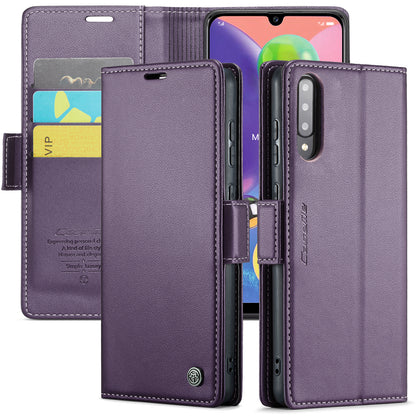 CASEME Butterfly Clasp Wallet Galaxy A70 Leather Case