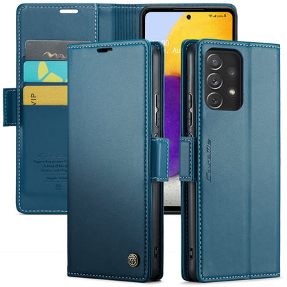 CASEME Butterfly Clasp Wallet Galaxy A72 Leather Case