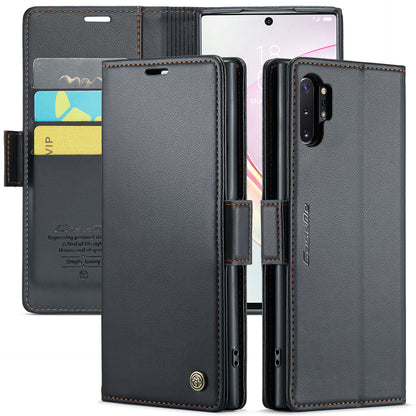 CASEME Butterfly Clasp Wallet Galaxy Note10+ Leather Case