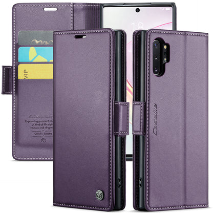 CASEME Butterfly Clasp Wallet Galaxy Note10+ Leather Case