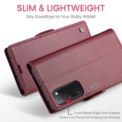 CASEME Butterfly Clasp Wallet Galaxy S20 FE Leather Case