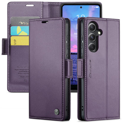 CASEME Butterfly Clasp Wallet Galaxy S23 FE Leather Case