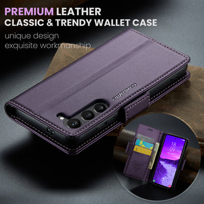 CASEME Butterfly Clasp Wallet Galaxy S24 FE Leather Case