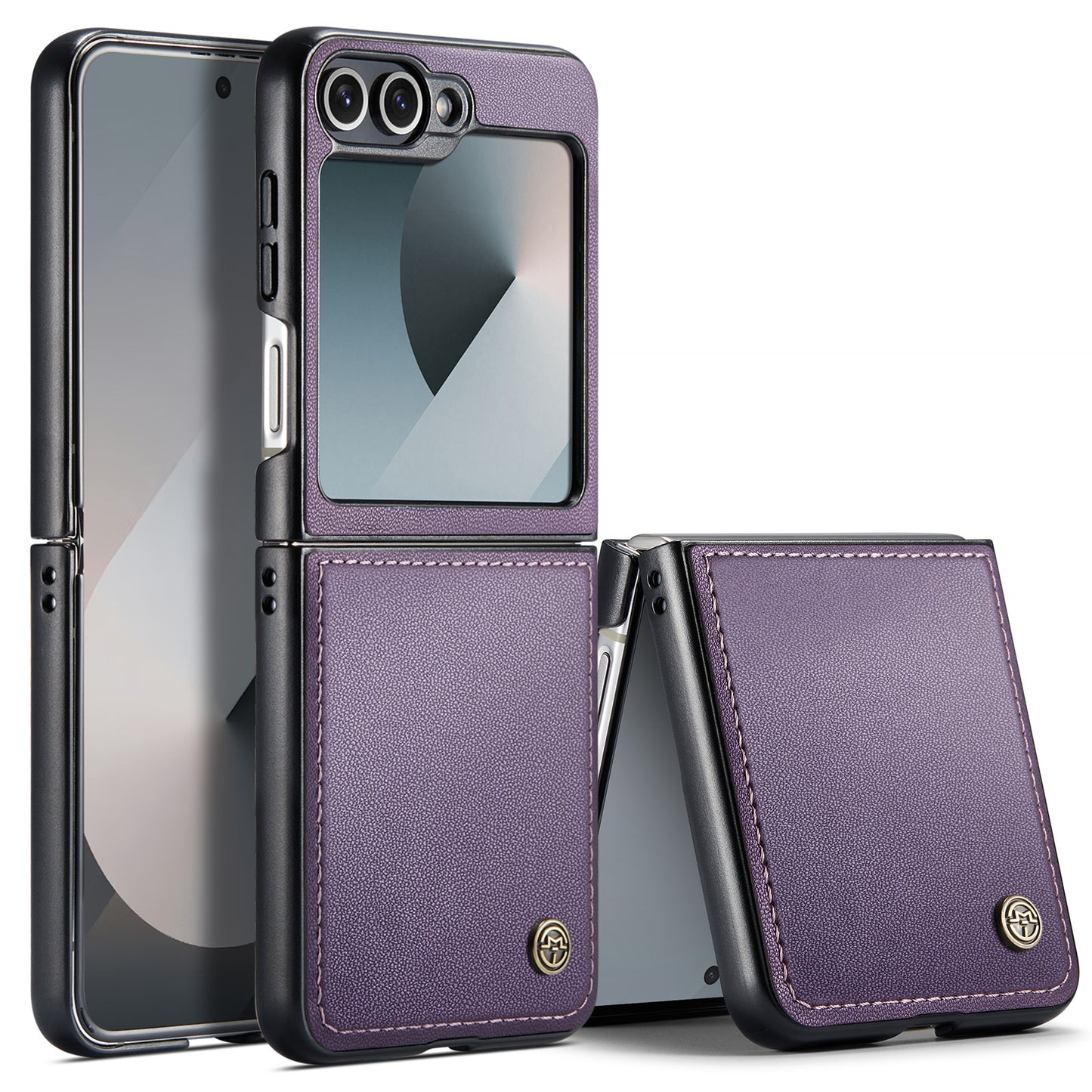 CASEME Butterfly Clasp Wallet Galaxy Z Flip6 Leather Case