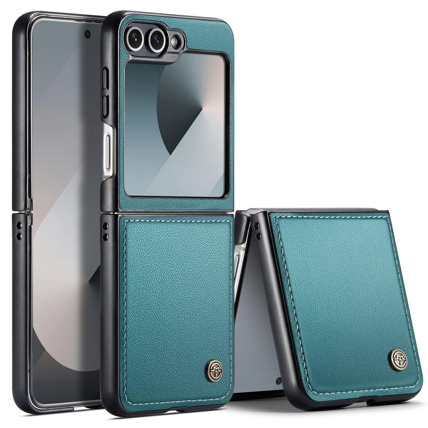 CASEME Butterfly Clasp Wallet Galaxy Z Flip6 Leather Case