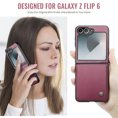 CASEME Butterfly Clasp Wallet Galaxy Z Flip6 Leather Case