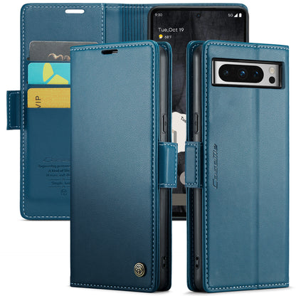 CASEME Butterfly Clasp Wallet Google Pixel 8 Pro Leather Case