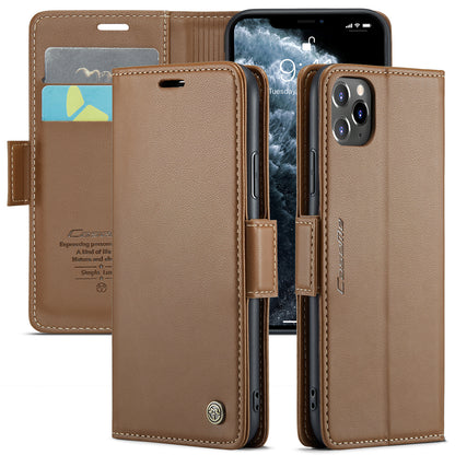 CASEME Butterfly Clasp Wallet iPhone 11 Pro Leather Case