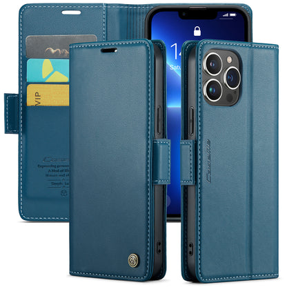 CASEME Butterfly Clasp Wallet iPhone 13 Pro Max Leather Case