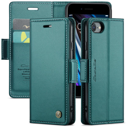 CASEME Butterfly Clasp Wallet iPhone SE 2024 Leather Case