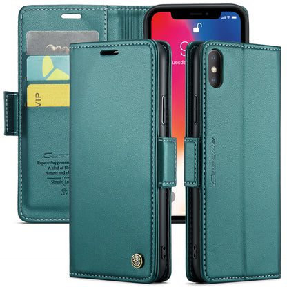 CASEME Butterfly Clasp Wallet iPhone Xs Max Leather Case