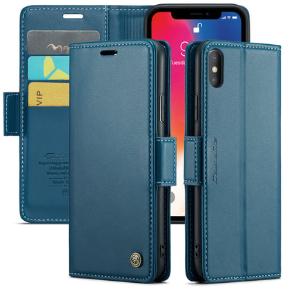 CASEME Butterfly Clasp Wallet iPhone Xs Max Leather Case