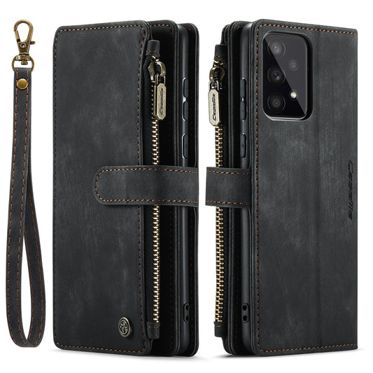 CASEME Multi-card Hand Strap Galaxy A33 Leather Case