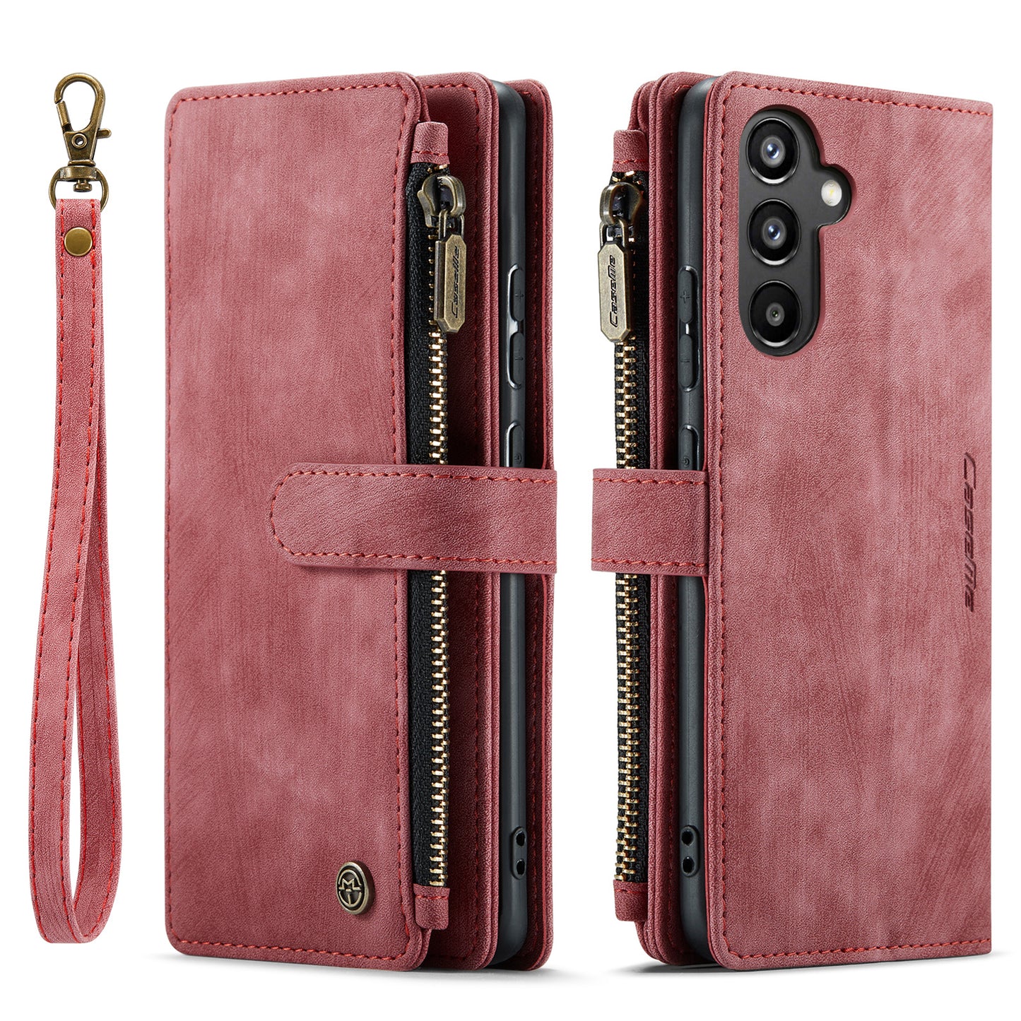 CASEME Multi-card Hand Strap Galaxy A34 Leather Case