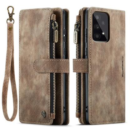 CASEME Multi-card Hand Strap Galaxy A53 Leather Case