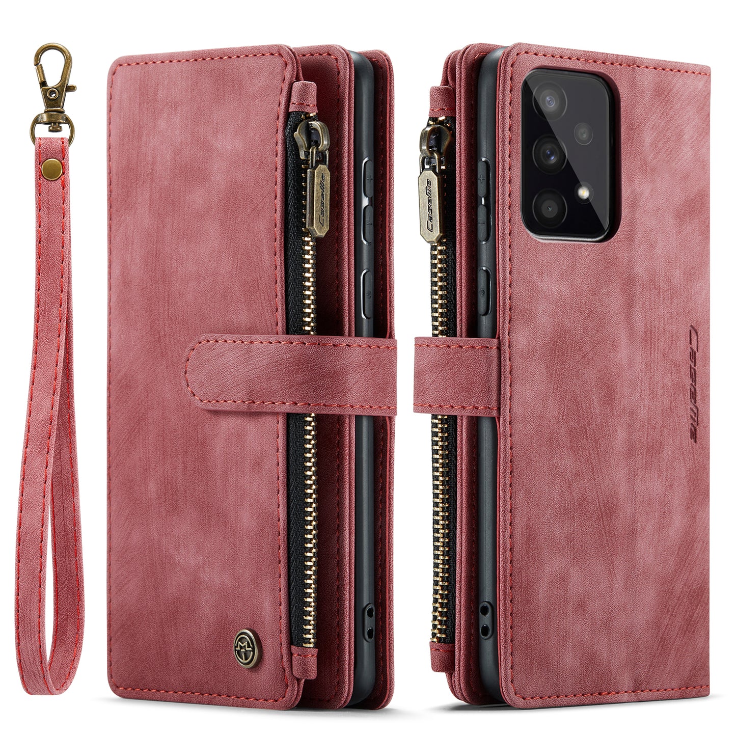 CASEME Multi-card Hand Strap Galaxy A53 Leather Case