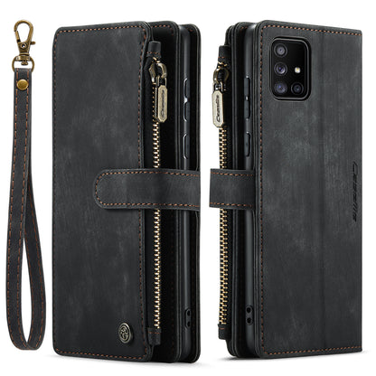 CASEME Multi-card Hand Strap Galaxy A71 Leather Case