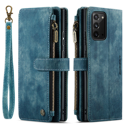 CASEME Multi-card Hand Strap Galaxy Note20 Ultra Leather Case