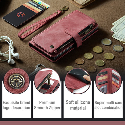 CASEME Multi-card Hand Strap Galaxy S21 FE Leather Case