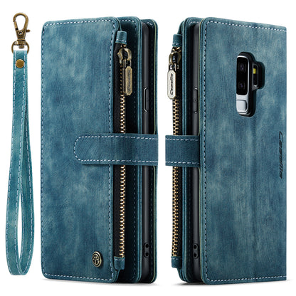 CASEME Multi-card Hand Strap Galaxy S9+ Leather Case