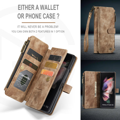 CASEME Multi-card Hand Strap Galaxy Z Fold3 Leather Case