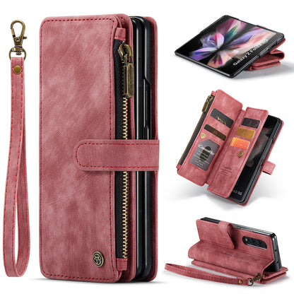 CASEME Multi-card Hand Strap Galaxy Z Fold3 Leather Case