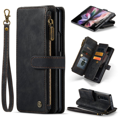 CASEME Multi-card Hand Strap Galaxy Z Fold3 Leather Case