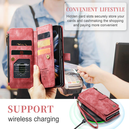 CASEME Multi-card Hand Strap Galaxy Z Fold4 Leather Case