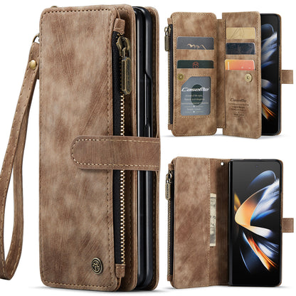 CASEME Multi-card Hand Strap Galaxy Z Fold4 Leather Case