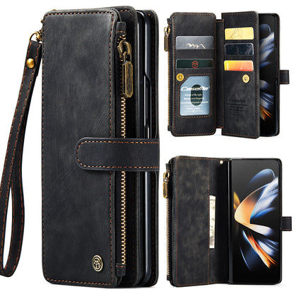 CASEME Multi-card Hand Strap Galaxy Z Fold4 Leather Case