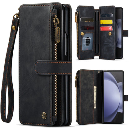 CASEME Multi-card Hand Strap Galaxy Z Fold5 Leather Case