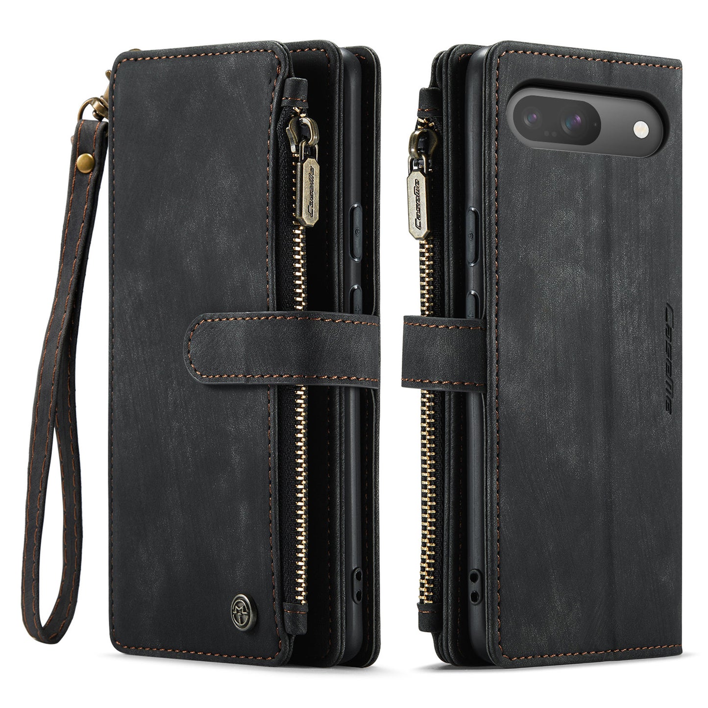 CASEME Multi-card Hand Strap Google Pixel 9 Pro Leather Case