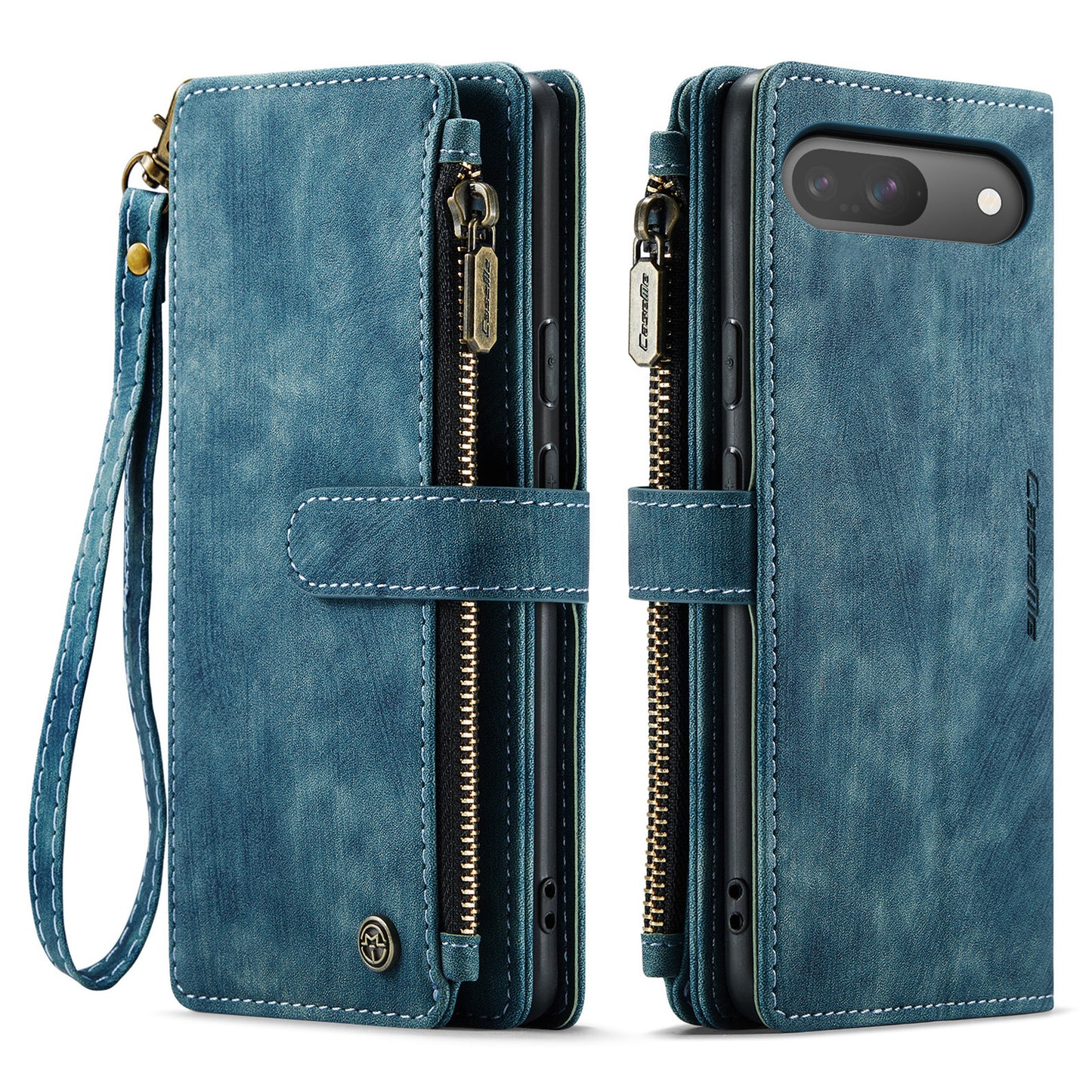 CASEME Multi-card Hand Strap Google Pixel 9 Pro Leather Case