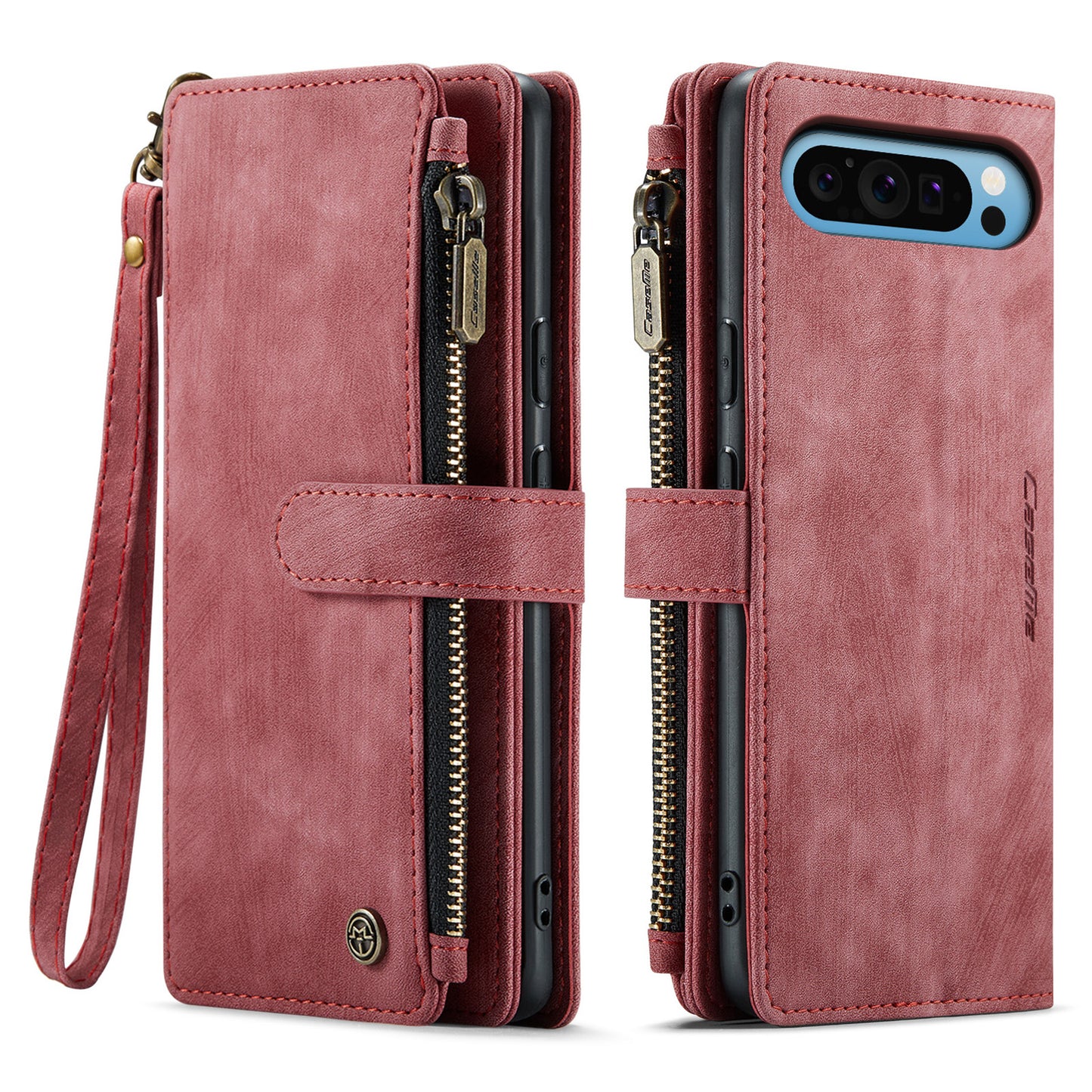 CASEME Multi-card Hand Strap Google Pixel 9 Pro XL Leather Case