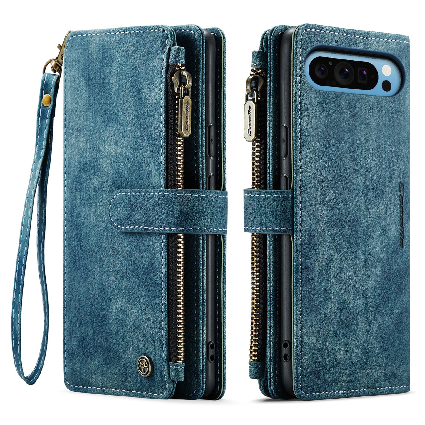 CASEME Multi-card Hand Strap Google Pixel 9 Pro XL Leather Case