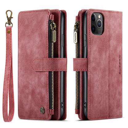 CASEME Multi-card Hand Strap iPhone 11 Leather Case