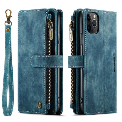 CASEME Multi-card Hand Strap iPhone 11 Leather Case