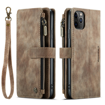 CASEME Multi-card Hand Strap iPhone 11 Leather Case