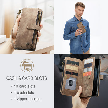 CASEME Multi-card Hand Strap iPhone 11 Leather Case