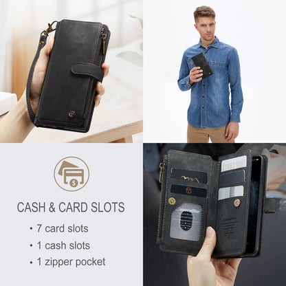 CASEME Multi-card Hand Strap iPhone 11 Pro Leather Case