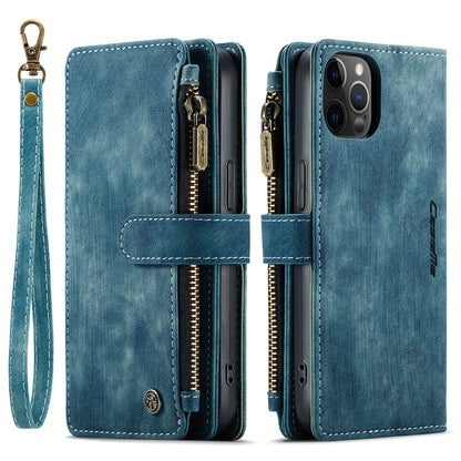 CASEME Multi-card Hand Strap iPhone 12 Mini Leather Case