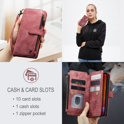 CASEME Multi-card Hand Strap iPhone 12 Mini Leather Case