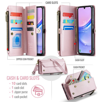 CASEME 3-in-1 Bag Crossbody Galaxy A15 Leather Case