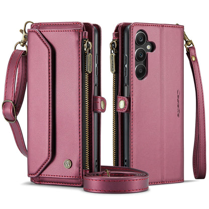 CASEME 3-in-1 Bag Crossbody Galaxy A15 Leather Case