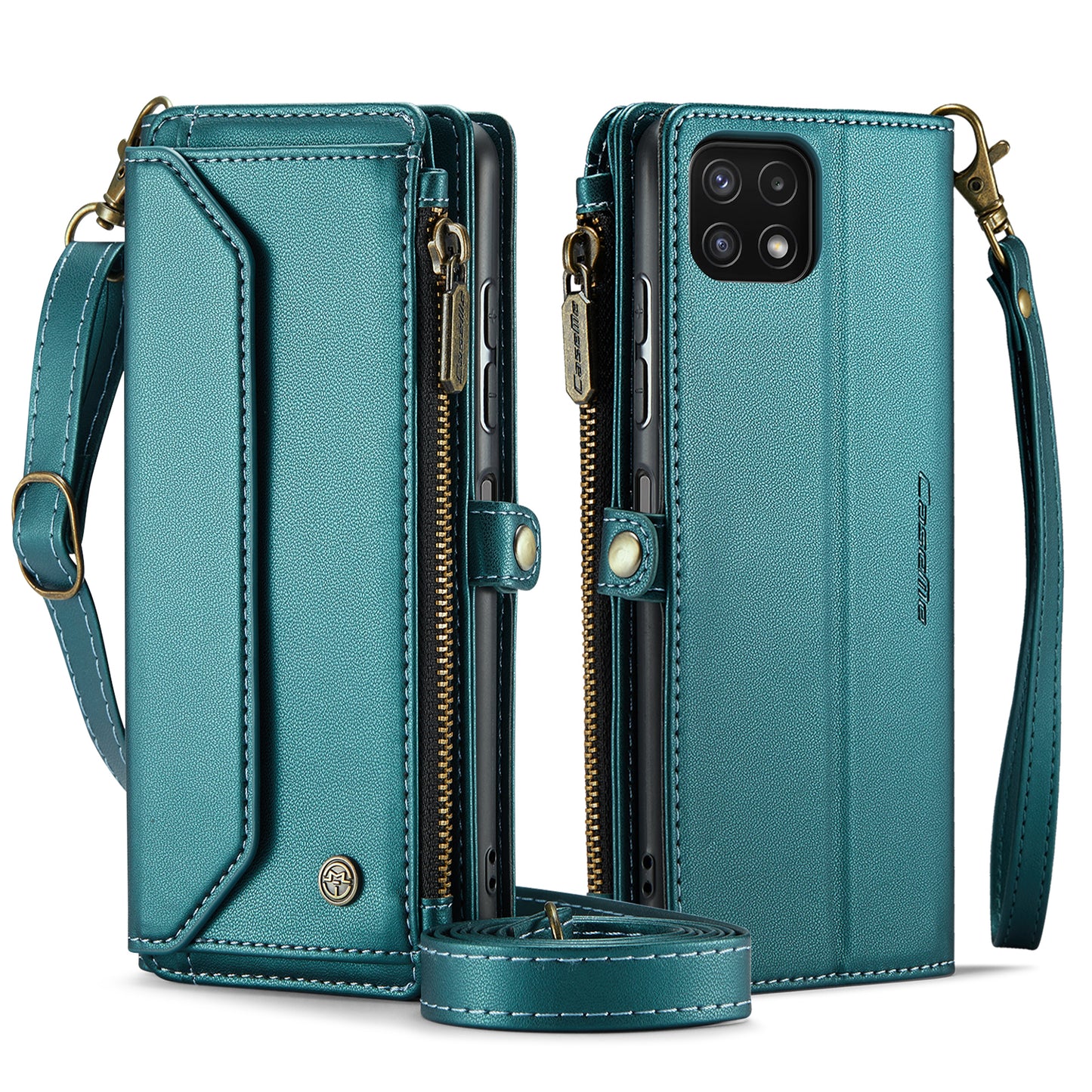 CASEME 3-in-1 Bag Crossbody Galaxy A22s Leather Case