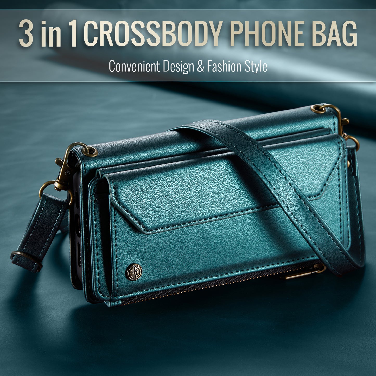 CASEME 3-in-1 Bag Crossbody Galaxy A22s Leather Case