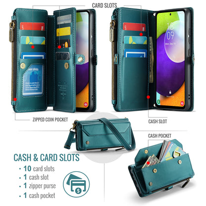 CASEME 3-in-1 Bag Crossbody Galaxy A52s Leather Case